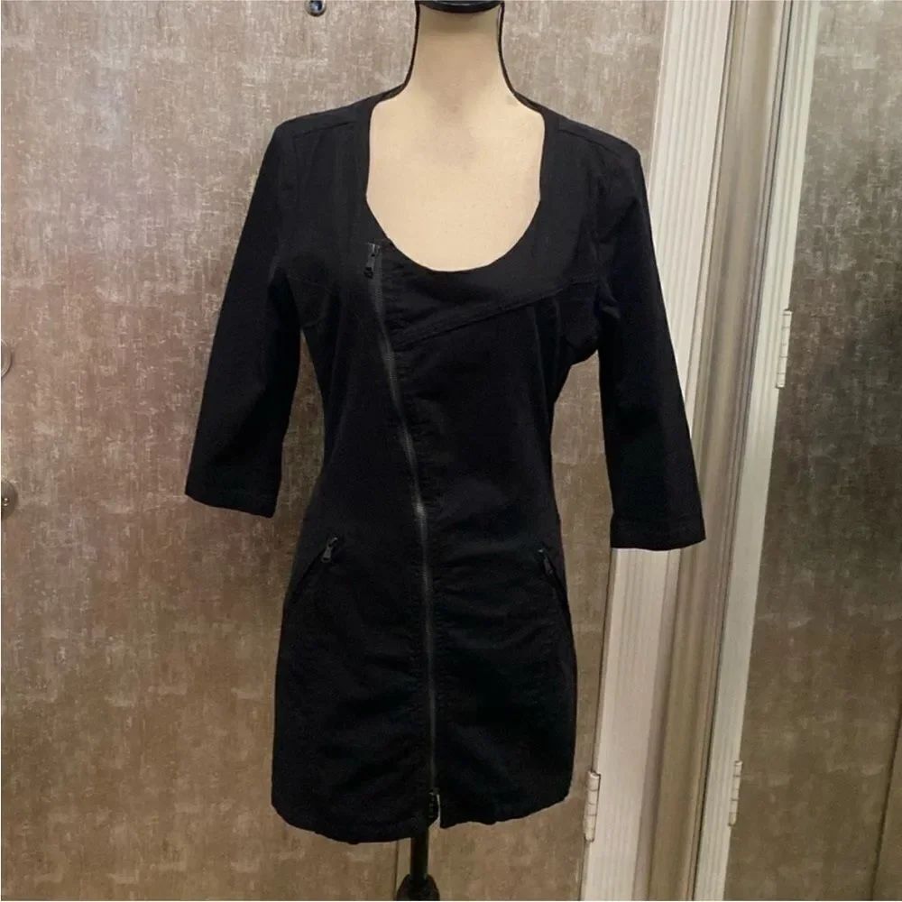 Diesel Black denim dress, M